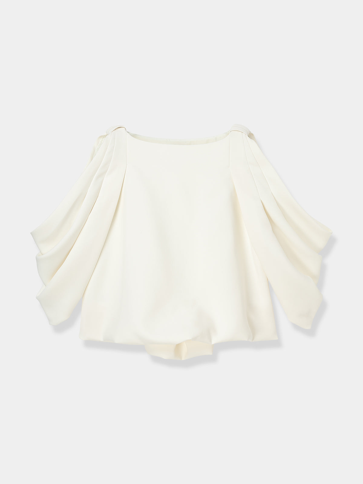 再入荷】Drape Sleeve Balloon Tops – L'AUBE BLANC