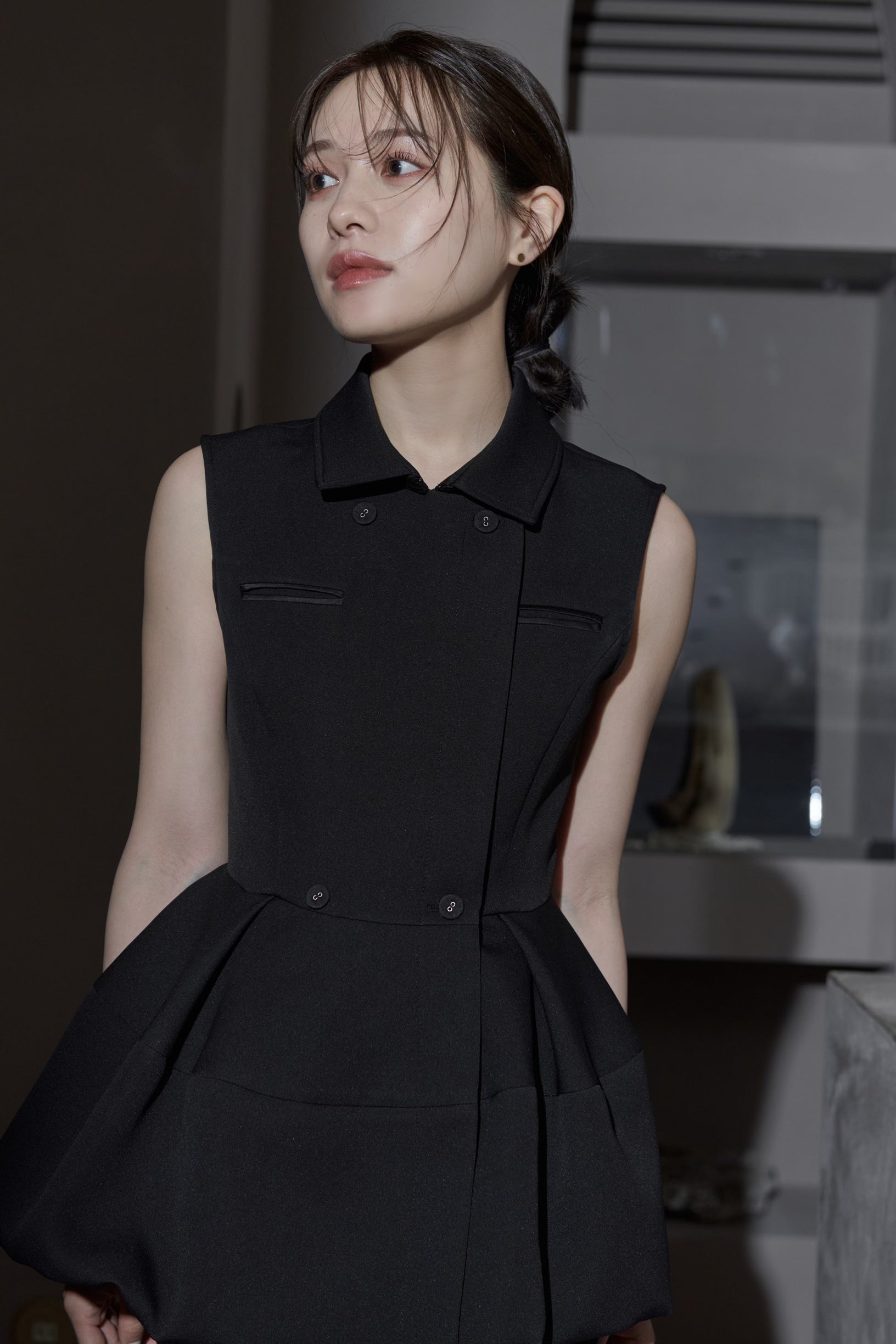 Balloon peplum Tops – L'AUBE BLANC