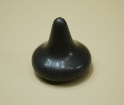 ホットストーン用玄武岩マッシュルール型指圧用、ツボ押し、ホット