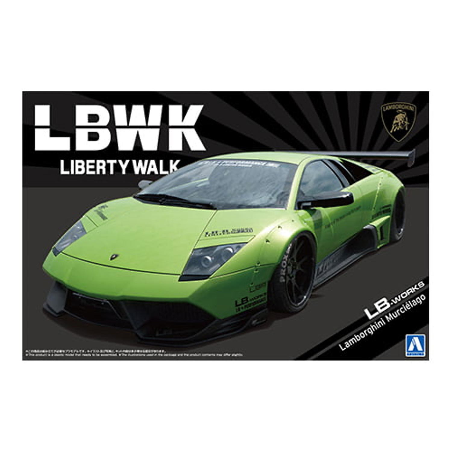 1/24 AOSHIMA Plastic model LB Works Lamborghini Murcielago Ver.2
