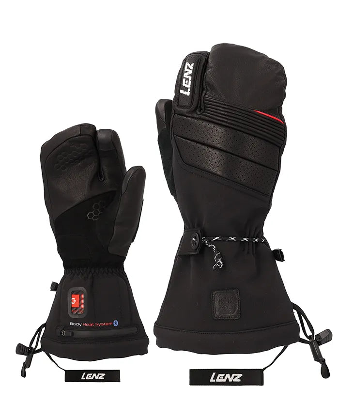 Heat Gloves Lobster 9.0 Finger Cap Men for long ski days | Lenz