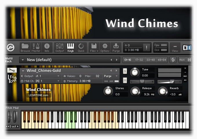 ウインドチャイム音源 Wind Chimes – DTMレガート音源制作 LEGATONE