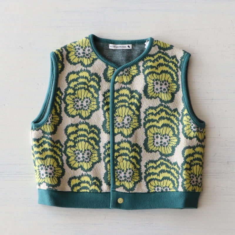 mina perhonen（ミナペルホネン） 25AW happy bloom ベスト、羽織り