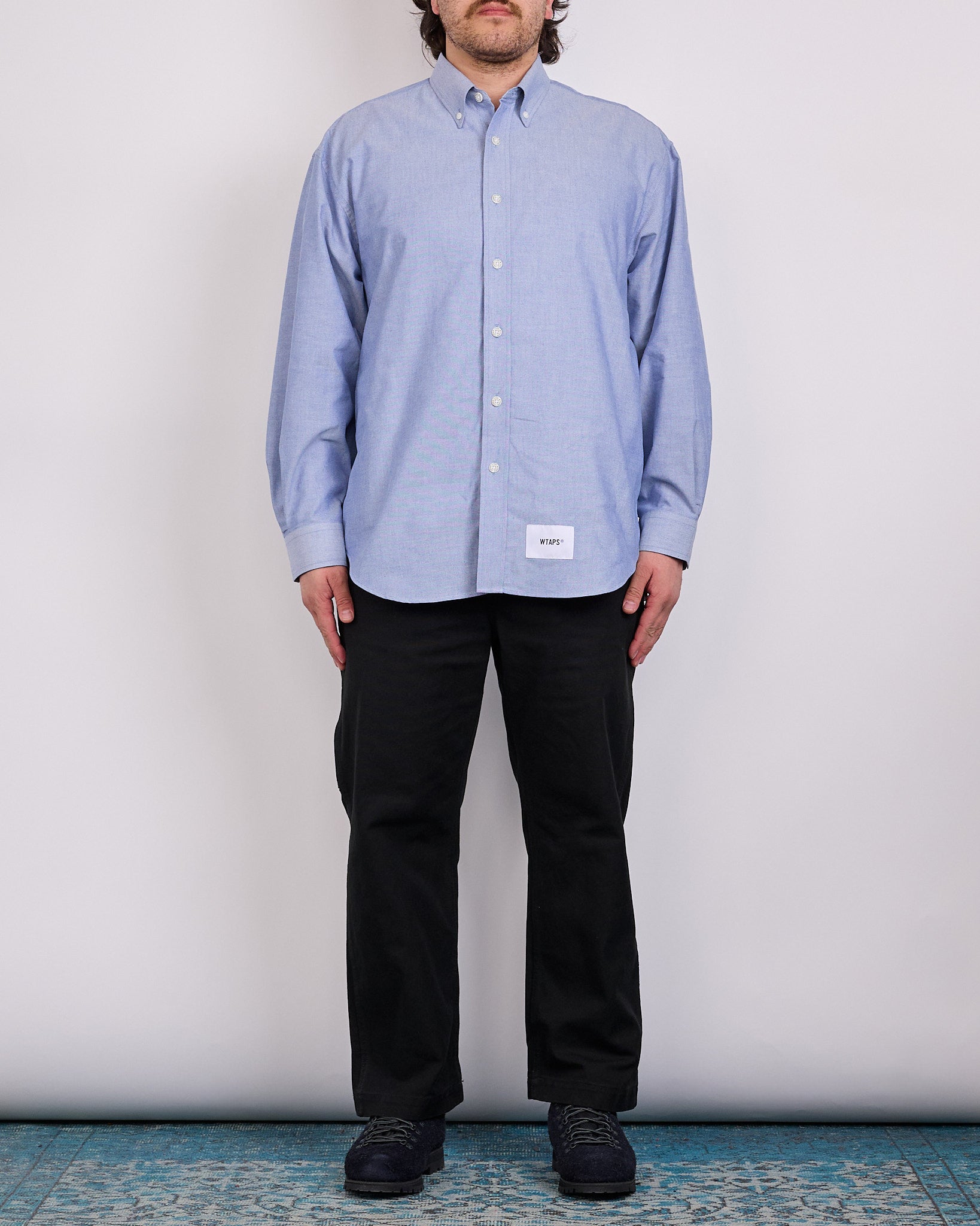 WTAPS BD 03 Coolmax Oxford Button Shirt Blue – LESS 17