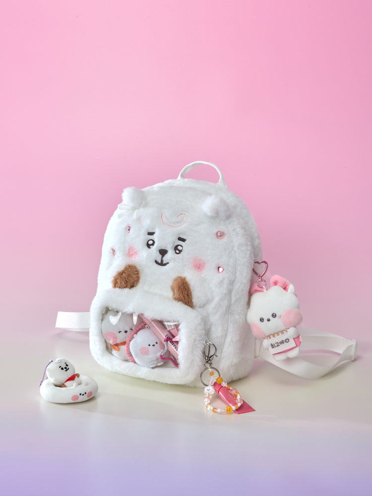 BT21 minini クリアポケットぬいぐるみバッグ(RIBBONED YOU) RJ – LINE