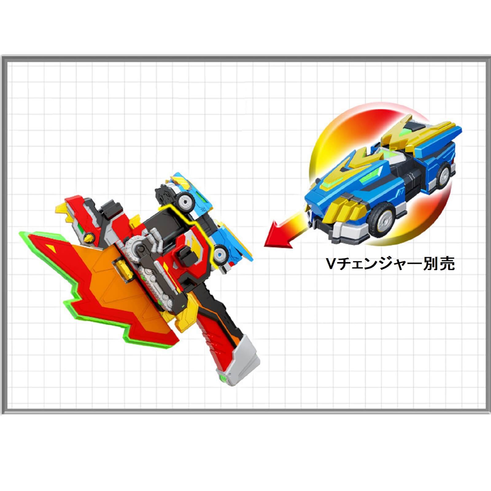 ミニ特攻隊 ミニフォース ブイダイノアックス Vダイノアックス恐竜変身