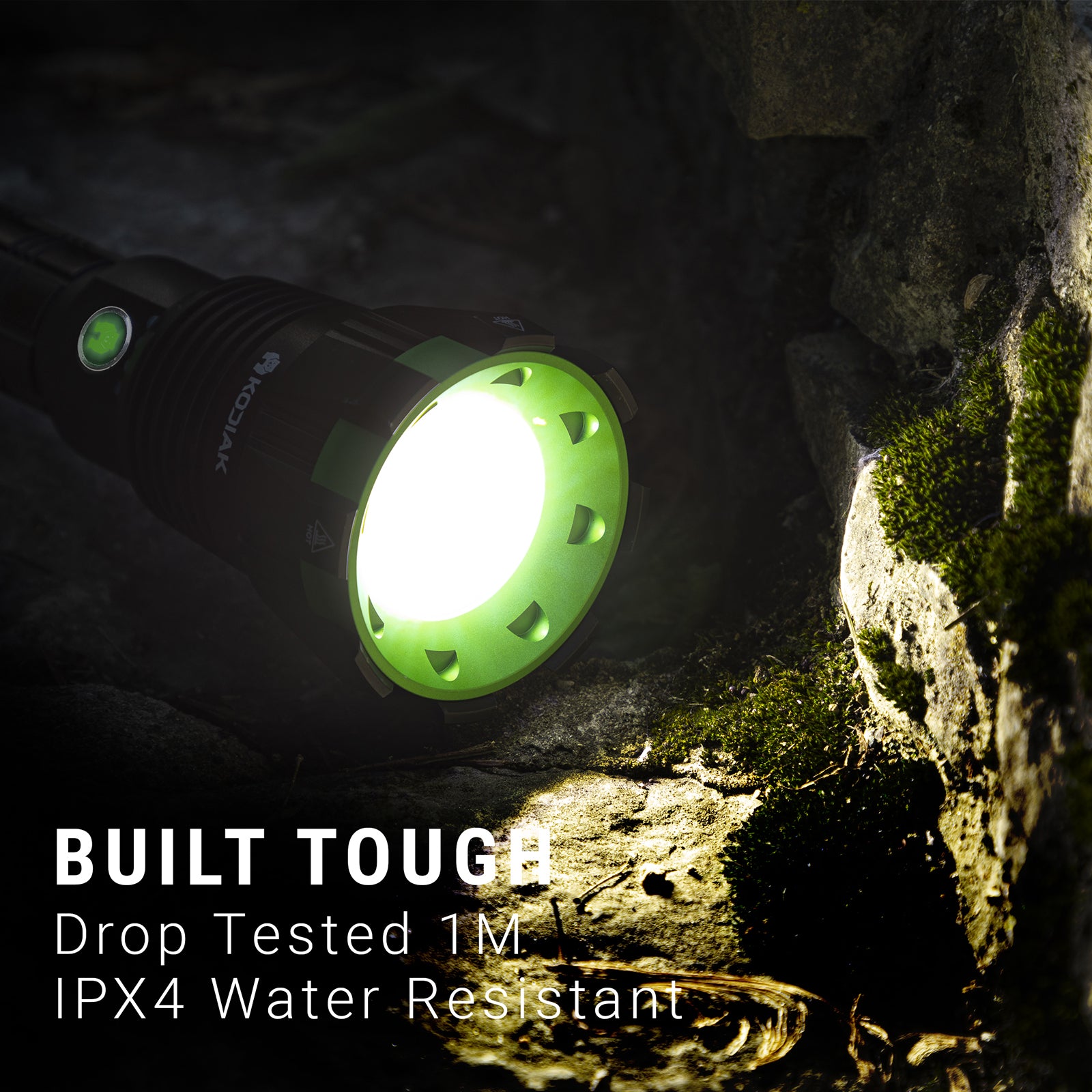 Kodiak® Kolossus 15000 Lumen Rechargeable Tactical Flashlight