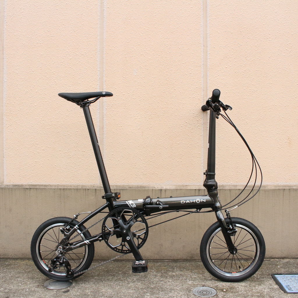 K3 PLUS☆超軽量☆折り畳み 自転車 Tiagra 10速 マットブラック K3