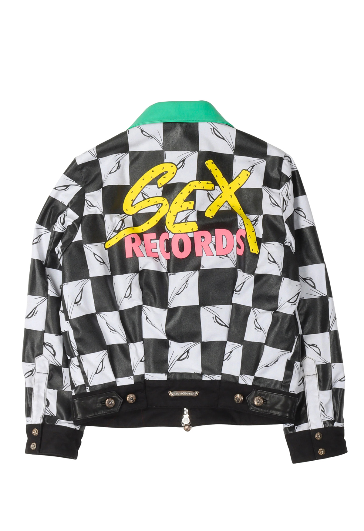 クロムハーツによる1点物の Matty Boy Sex Records 99 Eyes Jacket が
