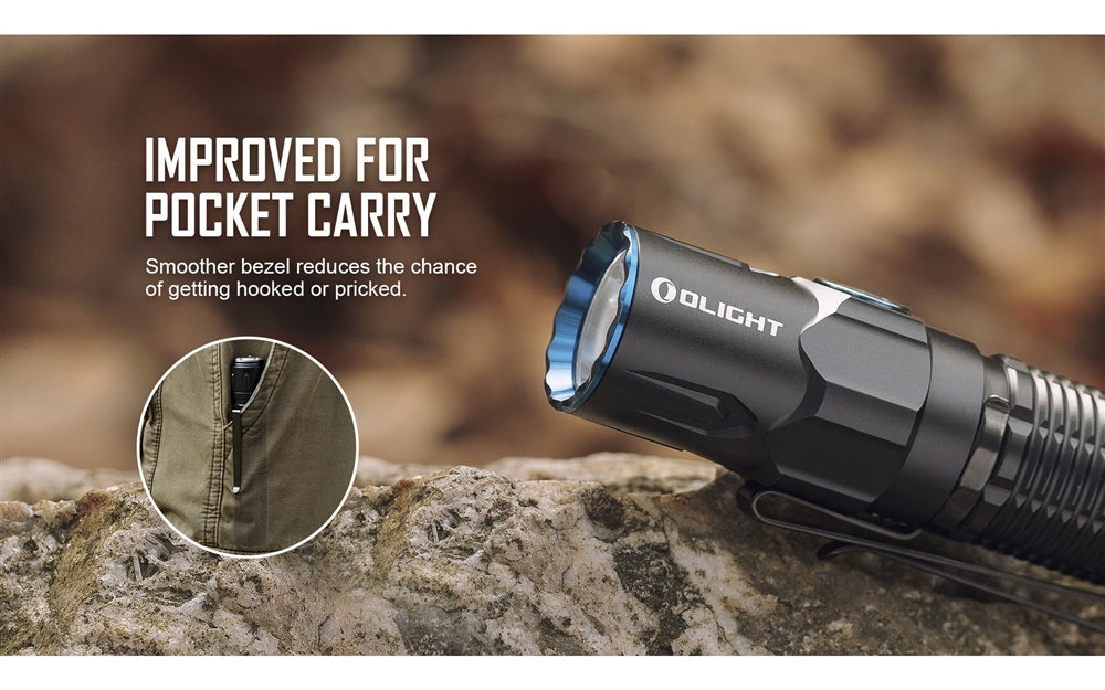 Olight Warrior 3S 2300 Lumen Rechargeable Flashlight – Longhorn