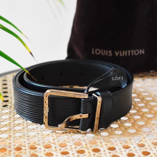 Louis Vuitton Epi Leather Black Men's Belt – LOFT