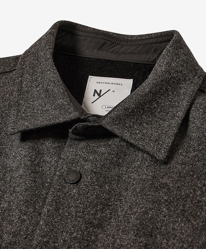 CPO Shirt Jacket (Unisex)(M(MEN) K/ブラック): NEUTRALWORKS.