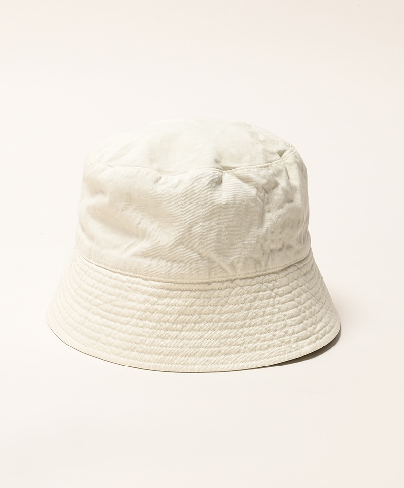 Garment-Dyed Finx Chino Bucket Hat(WS Ivory/アイボリー): AURALEE