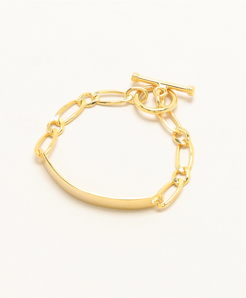 I.D Oval Mutual Link Bracelet 6mm(17(WOMEN) Gold/ゴールド): XOLO