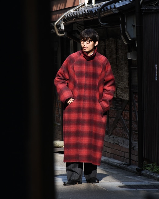 SAGE NATION TAKSHI COAT [RED CHECK]