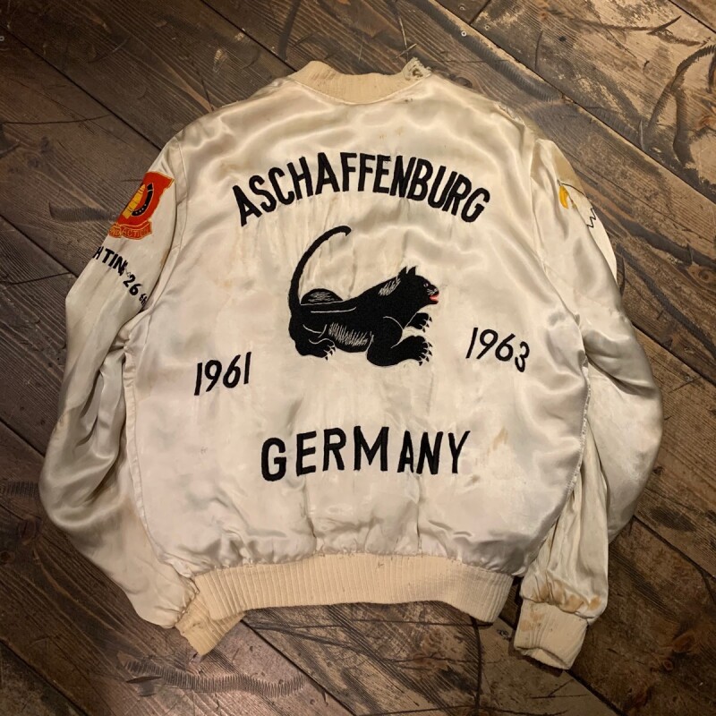 60's Germany スーベニアジャケット ブラックパンサー／ヴィンテージ