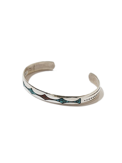 JOLEEN YAZZIE（ジョリーンヤジー） 】 チップインレイバングル [ Chip