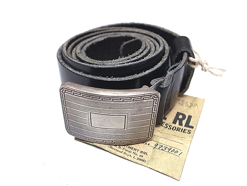 Double RL(RRL) BUCKLE BELT ダブルアールエル バックルベルト