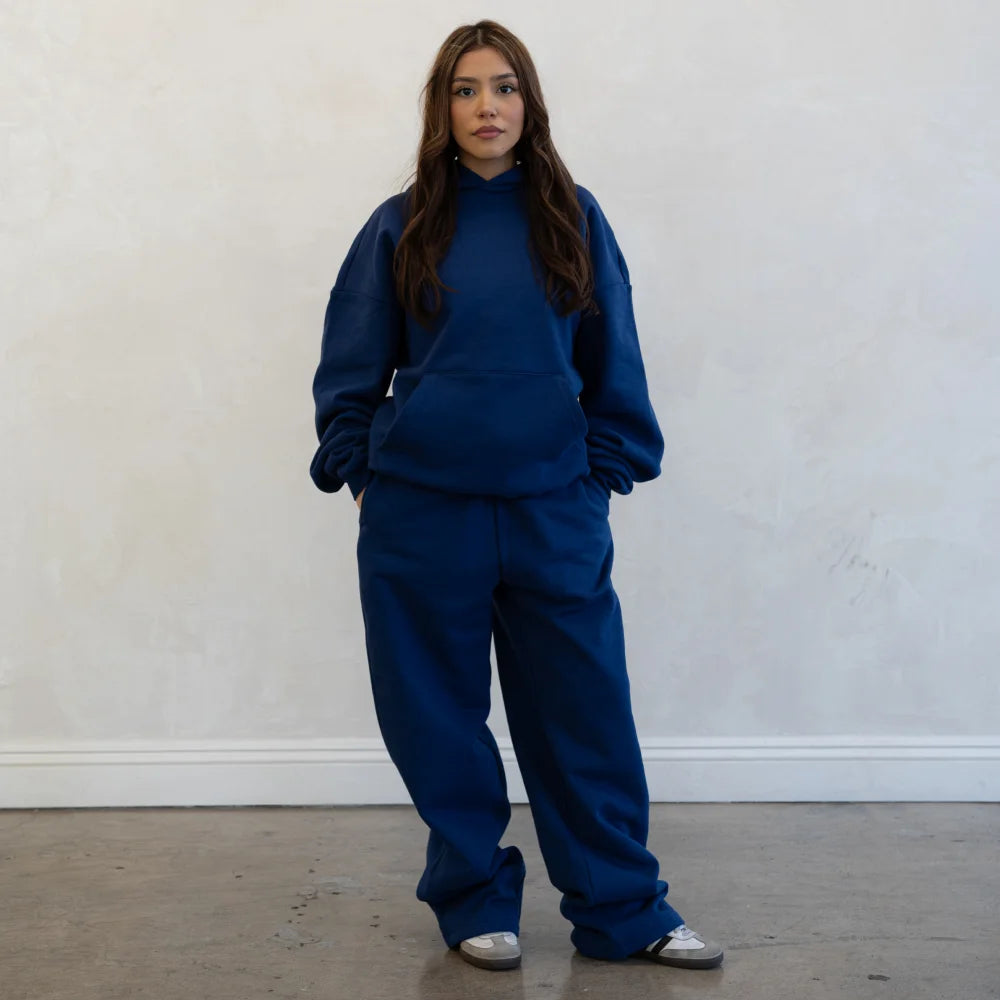 600 GSM 'Sapphire' Core Hoodie – LucidBlanks