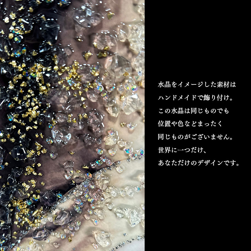 水晶パネル アートパネル 90×180cm 金フレーム付き 偉人 ビッグサイズ