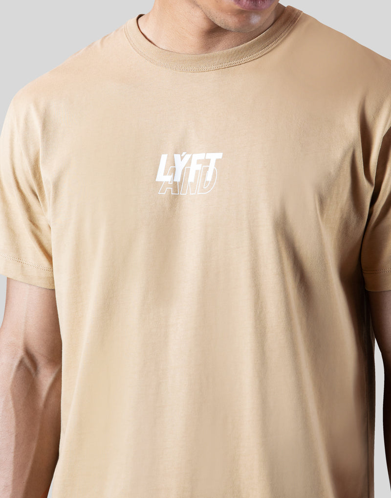 LÝFT × WIND AND SEA Standard T-Shirt - Beige