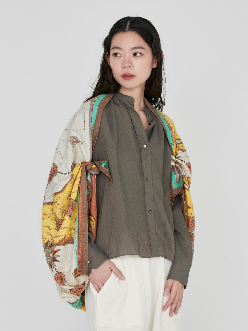 ウールシルクストールヘリンボーン織120＞モノポリ – manipuri