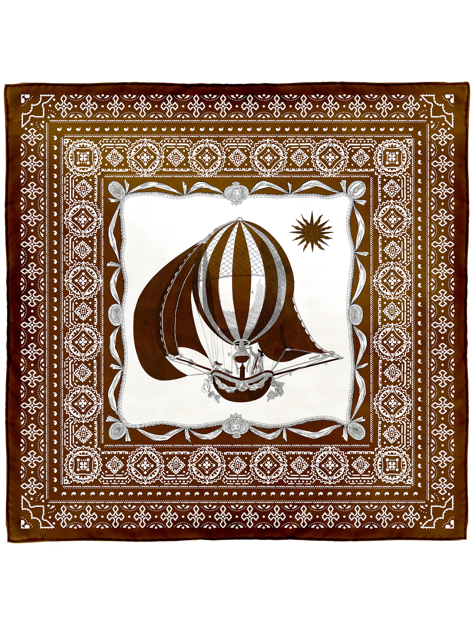 シルクスカーフ65＞ バンダナ気球 – manipuri