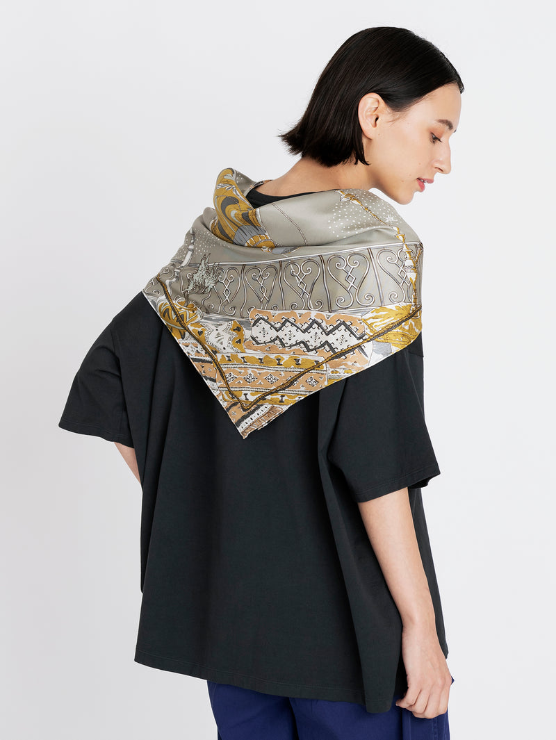 シルクスカーフ88＞バルーンスカイ – manipuri