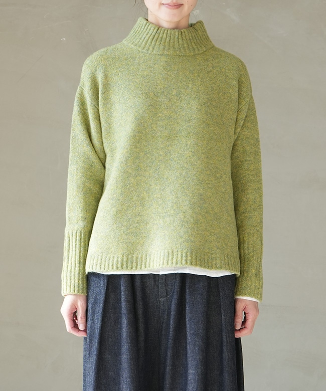 SALE 30%OFF】[551119]mao made(マオメイド)ヤクフィールハイネックA
