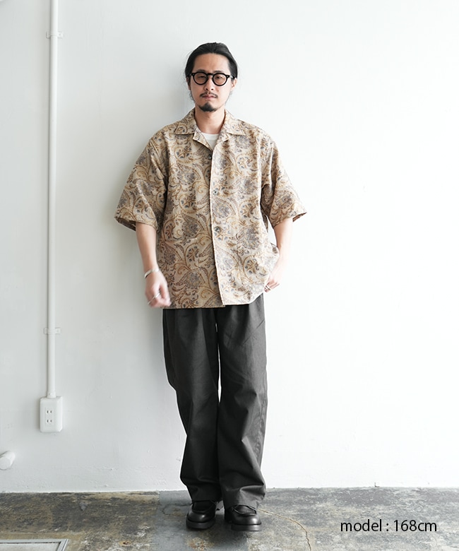 QV117]NEEDLES(ニードルズ) Cabana Shirt - Paisley Jacquard カバナ