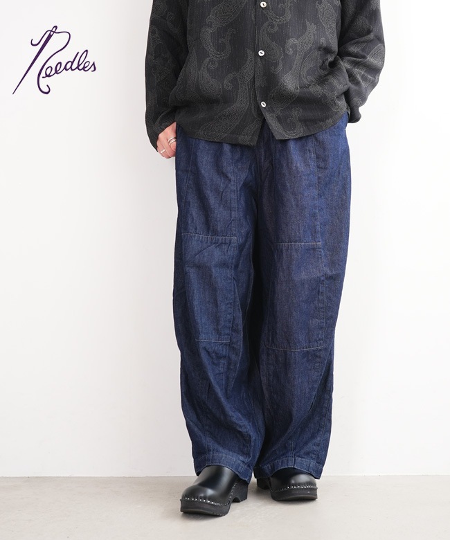 SX198]NEEDLES(ニードルス) H.D. Pant - 6oz Denim ヒザデルパンツ