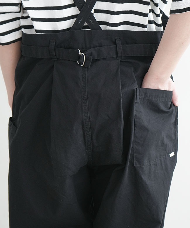 24PT003A]FURALI(フラリ) 馬布ファーマーサロペット パンツ レディース