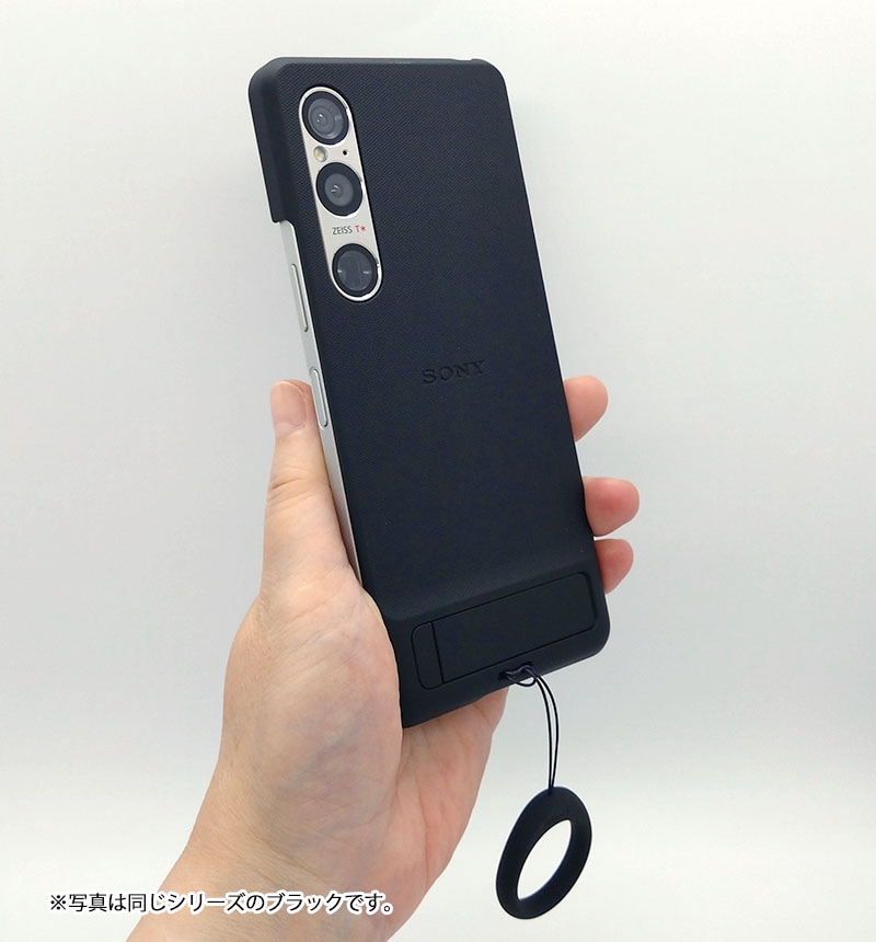 ソニー純正 Xperia 1 VI Style Cover with Stand Scarlet スカーレット