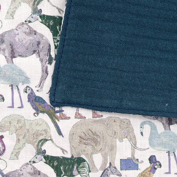 ハンカチ 『リバティ・ファブリックス ハンカチタオル 裏ガーゼ H2