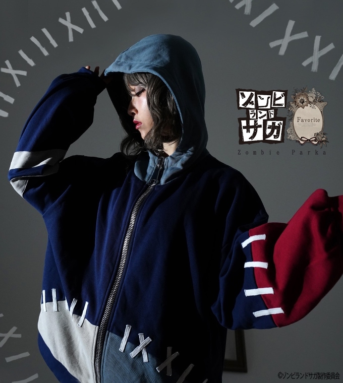 ゾンビランドサガ×Favorite コラボ第二弾 パーカー ユニセックス