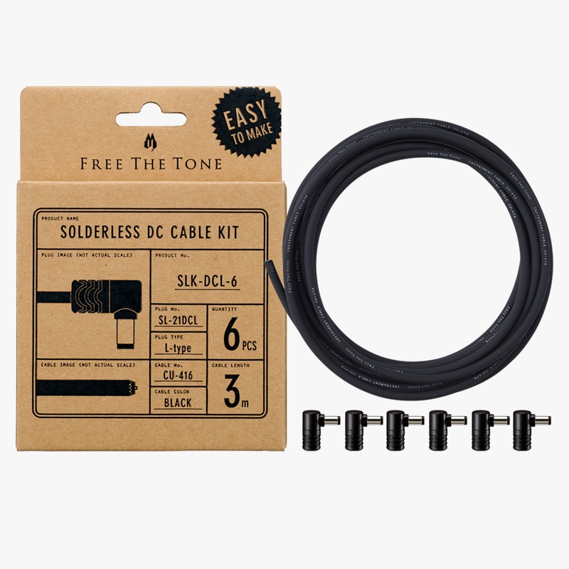 SOLDERLESS DC CABLE KIT SLK-DCL-6のページ｜FREE THE TONE -フリーザ