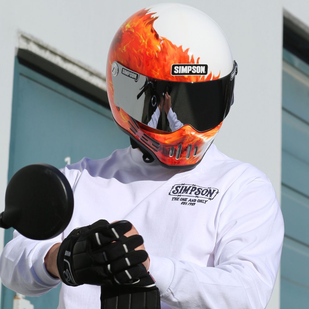 SIMPSON M30 フレアホワイト | SIMPSONヘルメット公認オンラインストア