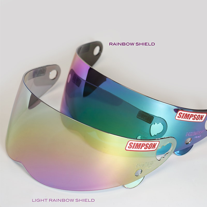 シールド 共通 (ミラー)ライトレインボー/クリアベース | SIMPSON
