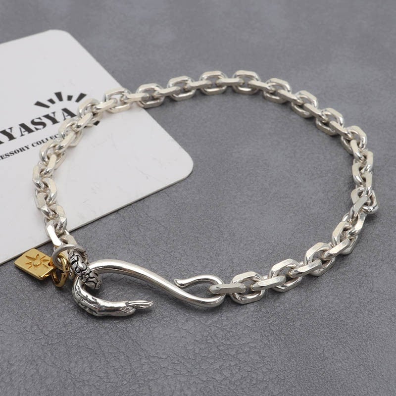 シルバー925 イーグルフックブレスレット [bs223] | スタイルで探す