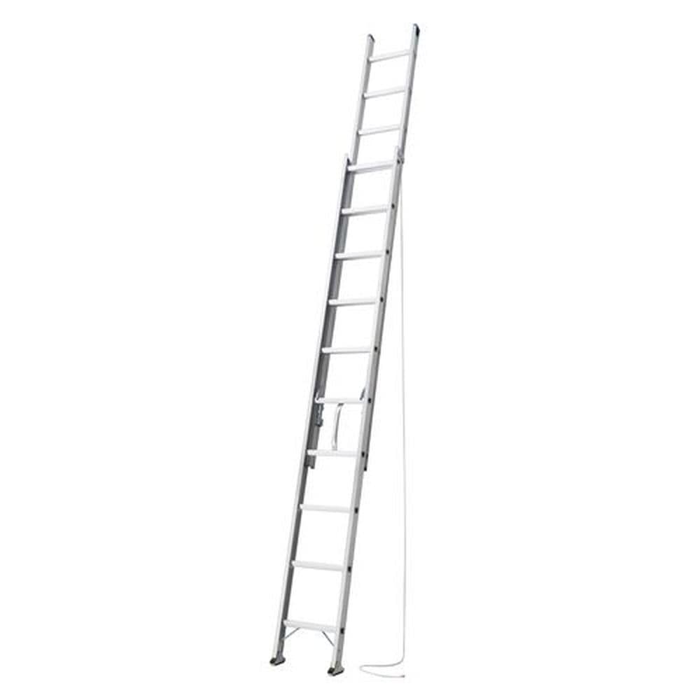 送料無料】【法人限定】長谷川工業 アルミ2連はしご 5.83m HC2-61a