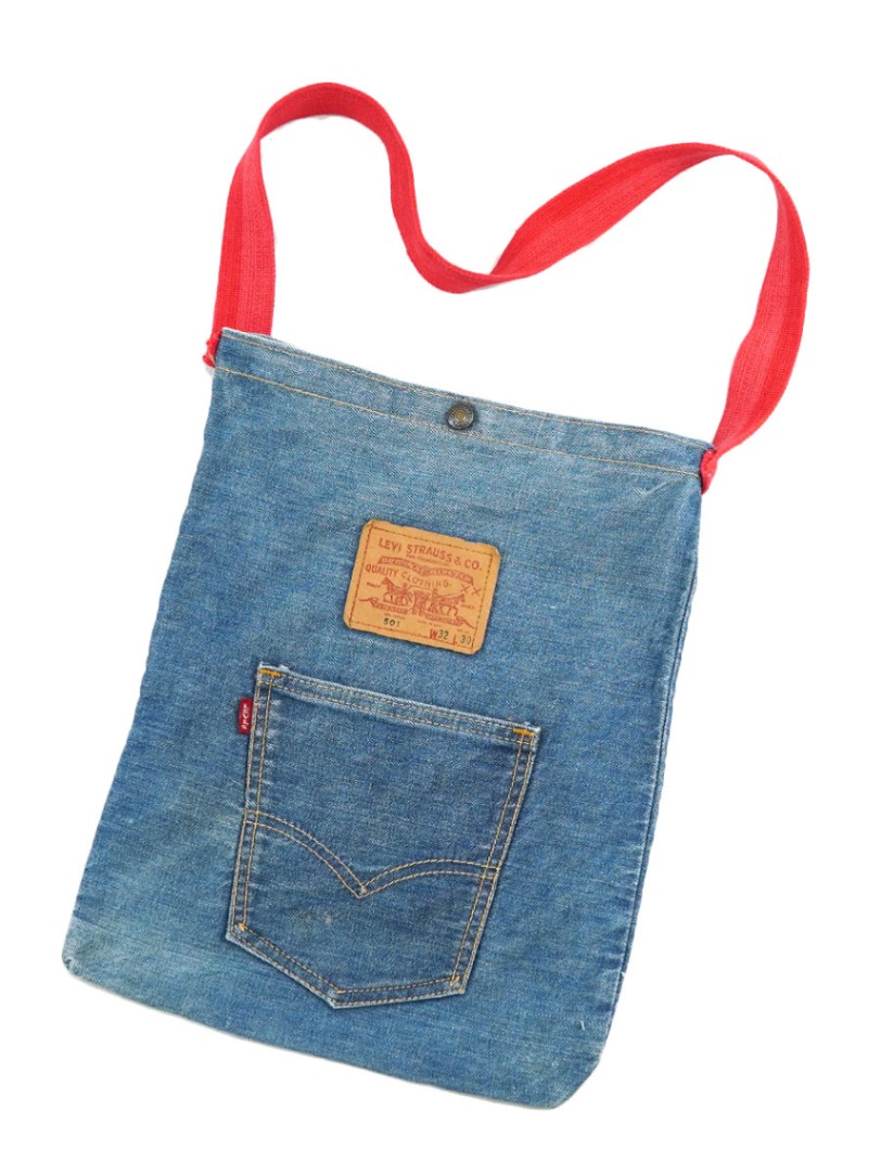 70's Levi's デニムショルダーバッグ BIG-E 赤タブ | SOLD OUT