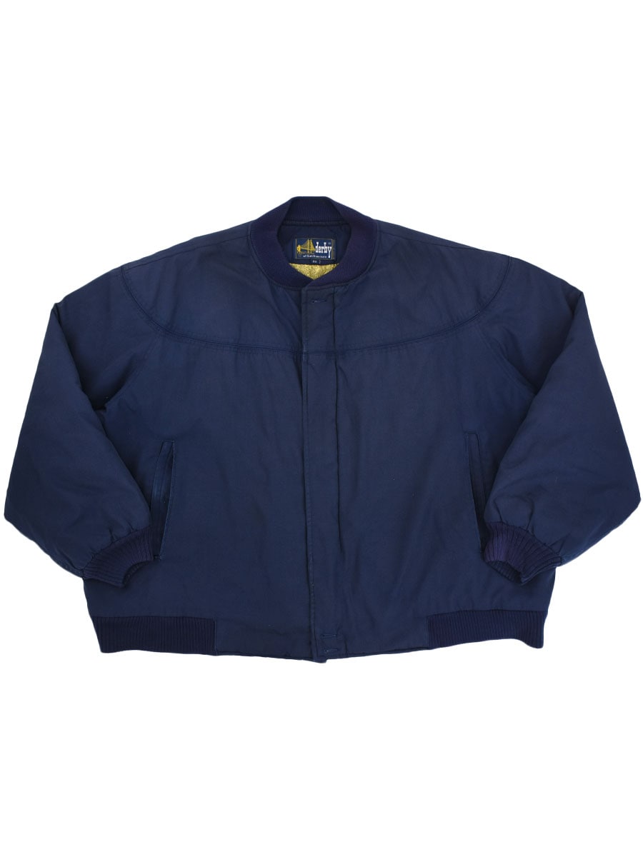 80's Derby of San Francisco ダービージャケット ネイビー 表記(4X