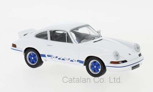 1/43 ポルシェ 73カレラ カレラ 白 青 ホワイト ブルー Porsche 911
