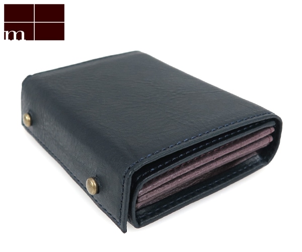 エムピウ m+ ミッレフォッリエ 2P25 ミニ財布 （カラー：タバコ×チョコ