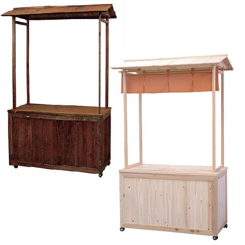 組立式屋台（木製） | 11.販促イベント用品,屋台什器（木製）,和風屋台