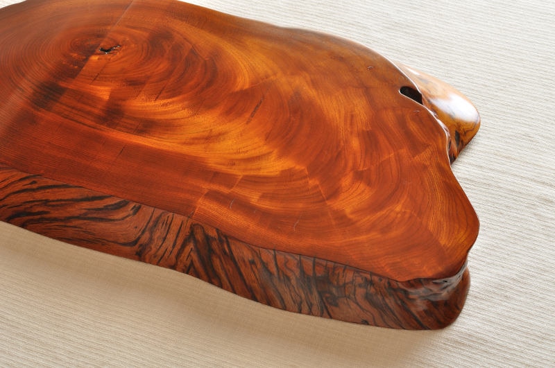 欅（ケヤキ）飾り台 一点もの