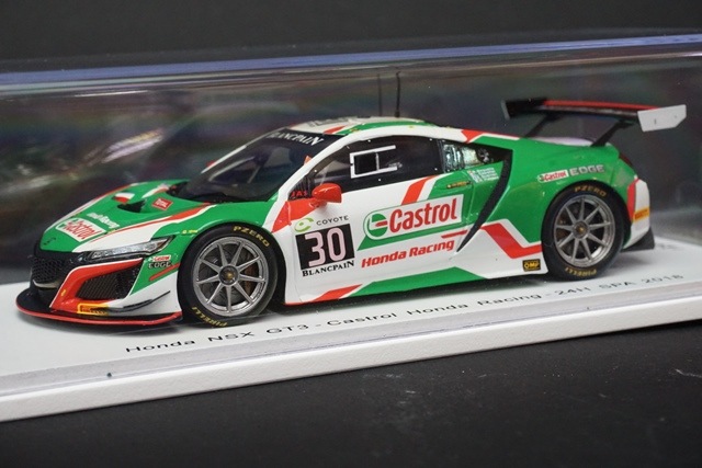 1/43 スパーク SB216 ホンダ NSX GT3 Castrol Honda Racing SPA24h