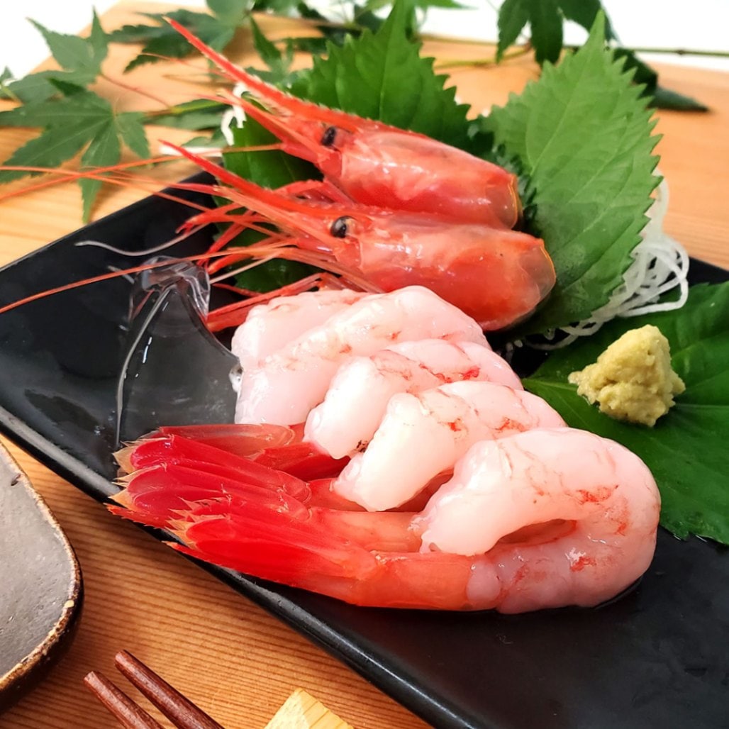 甘エビ（冷凍）約200g入（浜坂産）（あまえび、アマエビ、甘えび、海老）