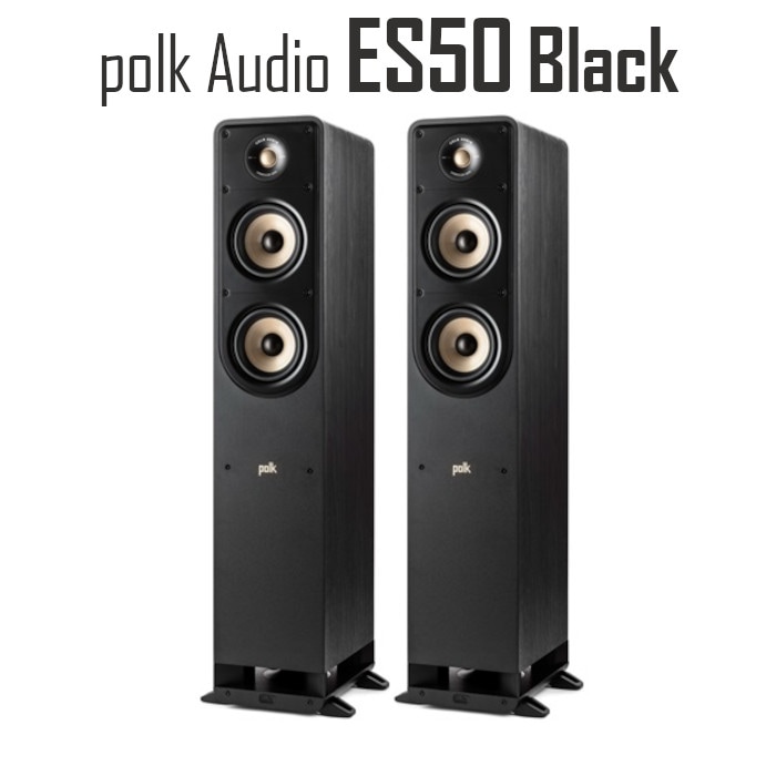 Polk Audio ES50 ブラック ペア トールボーイスピーカー Signature