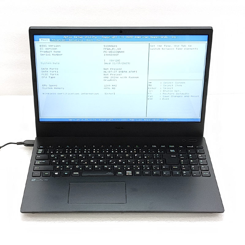 ジャンク品 NEC LaVie PC-GN12ZQNAH ジャンクPC ジャンクパソコン 保証